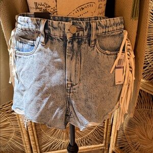 Denim Blue Women's Short Blank NYC  The Barrow